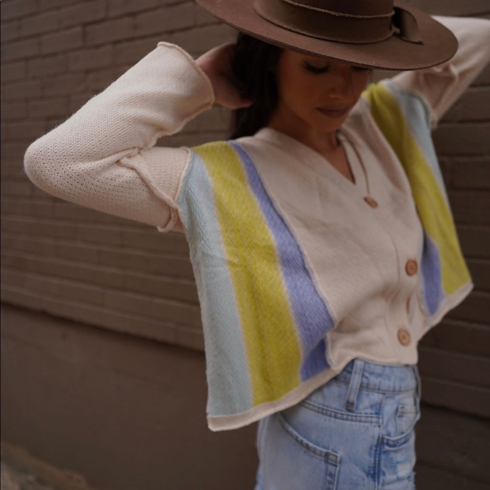 Lightweight Cropped Cardigan!